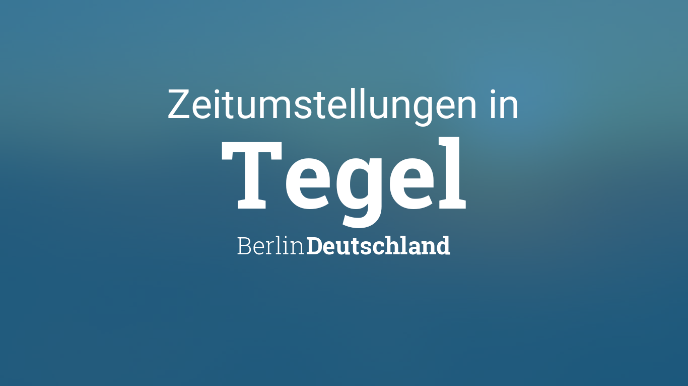 Zeitumstellung 2024 Sommerzeit in Tegel, Berlin, Deutschland